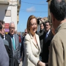 La presidenta de Arag�n, Luisa Fernanda Rudi, a su llegada a Cretas                                                                                                                                                                                            