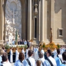 El Encuentro se ha producido a las 12.00 horas en la plaza del Pilar                                                                                                                                                                                           