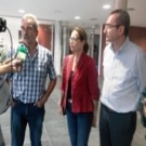 Presidente de la Comarca, Consejera Comarcal de Servicios Sociales y  Alcalde de Fraga