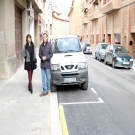 El alcalde de Tarazona, Luis Mar�a Beamonte, ha visitado la calle                                                                                                                                                                                              