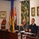 La presentaci�n corri� a cargo del t�cnico de Instalaciones Deportivas de La Puebla de Alfind�n, Javier Gil; y el concejal de Deportes del Ayuntamiento, Juan Carlos Floria                                                                                    