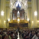 Cientos de feligreses se han acercado hasta la Bas�lica del Pilar para escuchar el primer concierto de su �rgano                                                                                                                                               