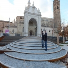 El alcalde de Tarazona, Luis Mar�a Beamonte, y el concejal de Urbanismo, Luis Jos� Arrechea, han visitado hoy la zona, donde las obras volver�n a retomarse en los pr�ximos d�as.                                                                              